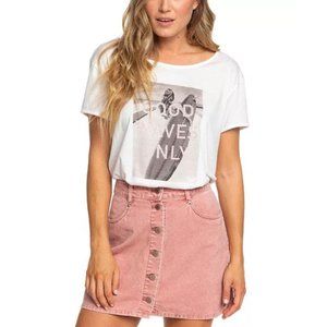 NWT Roxy Unforgettable Fall Cotton Corduroy Skirt